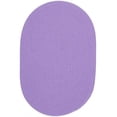 thumbnail image 1 of Rhody Rug HB15R120X156 Tapis Ovale Violet Uni 10 x 13 Po., 1 of 1