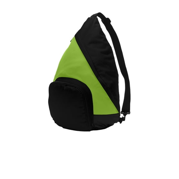 Port Authority Active Sling Pack Bg206 - Lime Shock/ Black - One Size