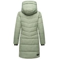 thumbnail image 3 of Marikoo Women's Warm Winter Coat with Hood - Quilted Thigh-Length Jacket - Natsukoo XVI, 3 of 8