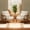 Beige, variant on WoofPaw Linen Mid Century Modern Accent Chair, Soild Wood Padding Lounge Armchairs Side Sitting Chairs for Living Room, Bedroom, Guest Room,Dark Gray