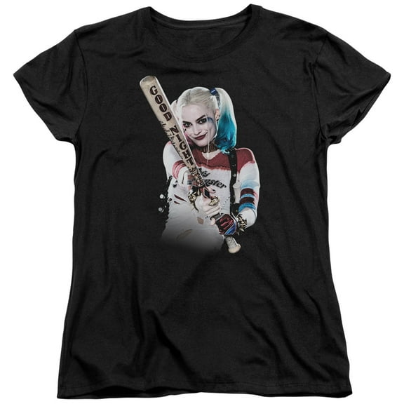 Suicide Squad Bat at You Women's T Shirt (X-Large) Black