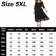 thumbnail image 2 of Vestido de noche de talla grande para mujer, falda de longitud media con encaje floral vintage, manga 2/3, vestido con bolsillo de encaje ahuecado (negro), 5XL, 2 of 5
