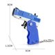 thumbnail image 2 of Caja fuerte para pistola con banda de goma Mini Bursts con llavero para fiesta al aire libre para niños (azul) JShteea  libre de BPA, 2 of 3