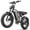 48v-Black, variant on BLUVALL SU8 Electric Bike for Adults, Peak 1000W 31MPH 48V 16Ah E-Mountain Ebike, 20" Fat Tire Bicycle 7 Speed UL2849