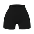 thumbnail image 4 of ABATAB Biker Shorts for Women Lightweight Running Shorts Elastic Waist Ribbed Workout Shorts for Gym Exercise, 4 of 4