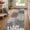Gray, variant on MeyJey 2'x6' Runner Rug for Hallway, Floral Non Slip Washable Rug for Entryway, Kitchen, Laundry Room, Black