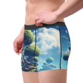 thumbnail image 2 of Balery Fantasy Treehouse Planet Scene Calzoncillos bóxer para hombre, ropa interior de algodón suave y transpirable con cinturilla de nailon-X-Large, 2 of 5