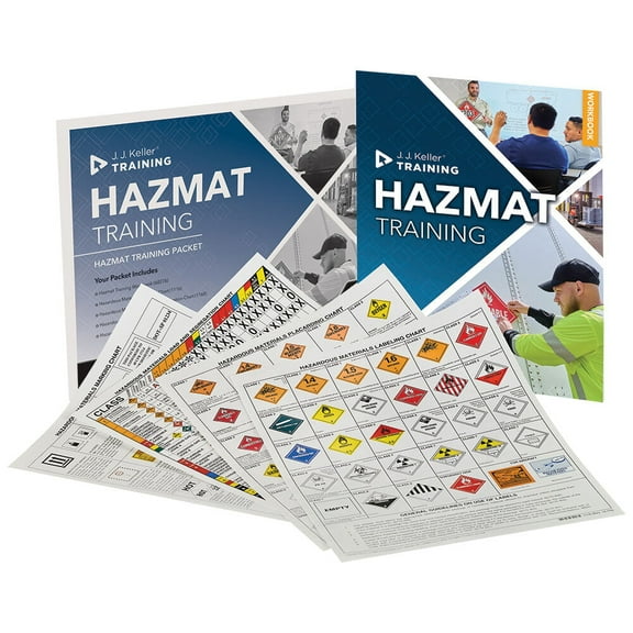DOT Hazardous Materials Regulations Training Employee Workbook and Charts