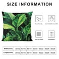 thumbnail image 5 of ARISTURING  Tropical Green Leaves Pillow Covers Green Leaf Decorative Pillow Cases for Sofa Couch Home Decor, 5 of 5
