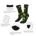 thumbnail image 3 of Fuzoiu Skulls And Cobwebs Print Kids Socks For Boys Girls,Grip Crew Socks with Non Slip,Lightweight Stretch Crew Socks,Toddlers Crew Boot Socks, 3 of 5