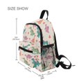 thumbnail image 3 of FORMRS Kids School Backpack with Front Zippered Pocket 12" Student Travel Daypack, Beige Cartoon DinosaurPattern, 3 of 6
