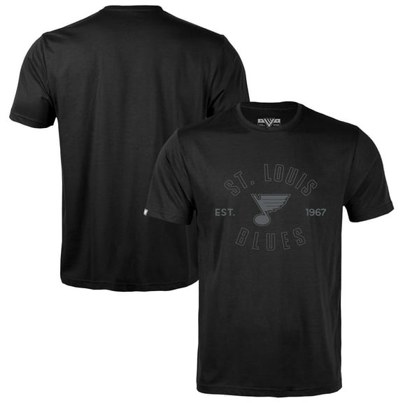 Men's Levelwear  Black St. Louis Blues Richmond Abyssal-T-Shirt
