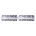 thumbnail image 4 of Shengyu 1 Bag Glass Crystal Eye-catching Easy to Paste Nail Rhinestones DIY Handcraft Different Styles Sweet Gift for Mobile Phone Type 1 310 White AB 2PCS, 4 of 6