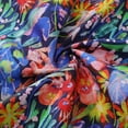thumbnail image 6 of YIUME 1930s Hawaiian Shirt For Men Floral Canvas Cotton Button-down Short Sleeve Camp Shirt, 6 of 8