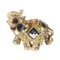thumbnail image 3 of Elephant Sculpture,Lucky Feng Shui Green Elephant Figurine Elephant Statue Performance Driven, 3 of 9
