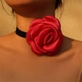 thumbnail image 6 of SIEYIO Elegant Choker Neckwear Collarbone Necklace Rose Choker Women Valentines Gift, 6 of 17