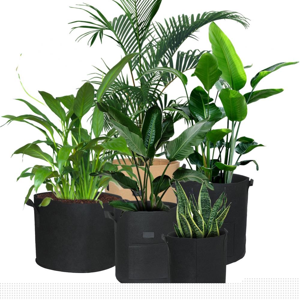 Orchip Fabric Plant Grow Bags  Heavy Duty Cloth Smart Garden Pot with Handles  Planter Container for Outdoor Potato  Tomato  Chili  Carrot and Vegetables