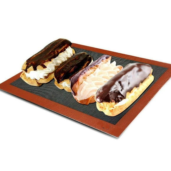 Alfombrils de Silicona para Hornear, Bandeja para Bandeja, Hoja Reutilizable para Horno de Repostería, Revestimientos para Hornear Pasteles perfecl Esteras para hornear de silicona