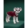 thumbnail image 4 of Fall/winter V-neck Pet Dog Cat Sweater Vest In College Style, 4 of 4