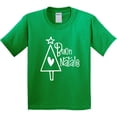 thumbnail image 3 of Inktastic Buon Natale Christmas Tree with Heart and Star Youth T-Shirt, 3 of 5