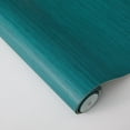 thumbnail image 5 of Tempaper Textured Horizontal Faux Grasscloth Teal Peel and Stick Wallpaper, 20.5" x 16.5', 5 of 9