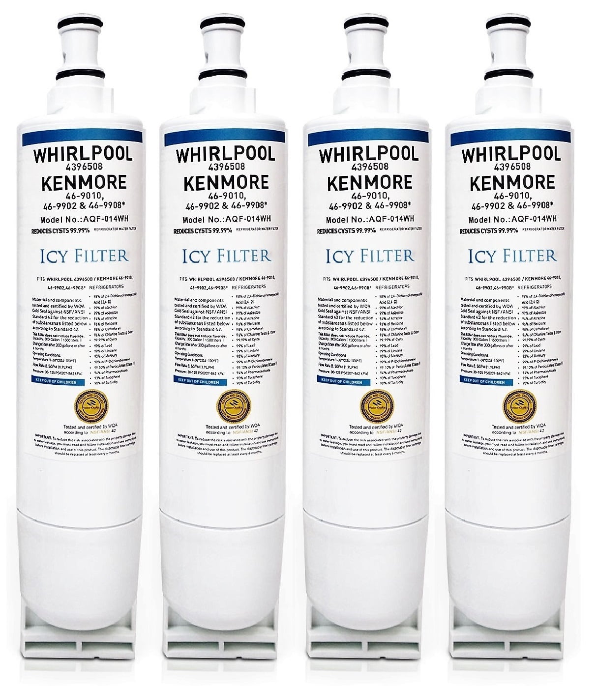 Refrigerator Water Filter Compatible with Whirlpool Fridge Water Filter