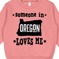 thumbnail image 3 of Inktastic Someone in Oregon Loves Me Toddler Sweatshirt, 3 of 4