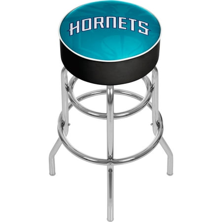 Charlotte Swivel - NBA Padded Swivel Bar Stool - Fade - Charlotte Hornets