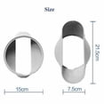 thumbnail image 3 of 2X 15CM Portable Air Conditioner Window Exhaust Duct Pipe Hose Interface Connector(Flat Nozzle), 3 of 6