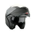 thumbnail image 3 of Martian Genuine Real Carbon Fiber Motorcycle Modular Flip up Full Face Helmet HB-BMF-B10 Matt Carbon Black, DOT Approved, 3 of 8