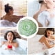 thumbnail image 5 of Flor de baño, suave, no dispersa, exfoliación, baño de belleza amigable, bola de baño de espuma rica - Verde, 5 of 7