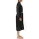 thumbnail image 4 of Bata de noche de satén para hombres INSPIRE CHIC, con manga larga, atada, pijama, bata de baño XL negra para el Día del Padre, 4 of 4