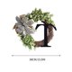 thumbnail image 2 of 26 Letters Decorative Wreath Door Hanging Home Decor Letters With Knot Pendant Rattan Ring Wall Decoration Window Decoration Pendant, 2 of 4