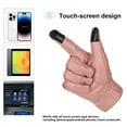 thumbnail image 6 of Spencer Womens Winter Warm Gloves with Touch Screen Texting, Fleece Lined Windproof Gloves PU Leather Thermal Snow Driving Gloves, Khaki, 6 of 9