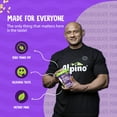 thumbnail image 4 of ALPINO Chocolate Peanut Butter Smooth| 19% Protein | Made with Roasted Peanuts, Chocolate Paste, Brown Sugar and Sea Salt | Plant Based Protein Peanut Butter Creamy (1 kg), 4 of 5