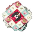 thumbnail image 2 of Carolines Treasures CK5189FC Cavalier King Charles Spaniel Love Foam Coaster Set of 4 Red 3 1/2 x 3 1/2 multicolor, 2 of 4