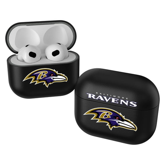 Keyscaper Black Baltimore Ravens Insignia AirPods 3rd Gen Case Cover