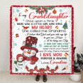 thumbnail image 1 of Personalized To My Granddaughter Quilt/Single Layer Fleece Blanket - Gift Idea, 1 of 8