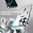 thumbnail image 5 of JETech Soft Clear Case for iPhone 16 Pro Max 6.9-Inch, Camera Lens Full Protection, Compatible with MagSafe Wireless Charging, Shockproof Electroplated TPU Phone Cover (Silver), 5 of 6
