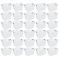 thumbnail image 2 of Sterilite Deep Ultra Plastic Storage Baskets w/ Handles, White, 30 Pack, 2 of 5