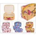 thumbnail image 4 of 3PCS Butterfly Makeup Bags Waterproof Cosmetic Travel Bags Makeup Travel Pouches, 4 of 10
