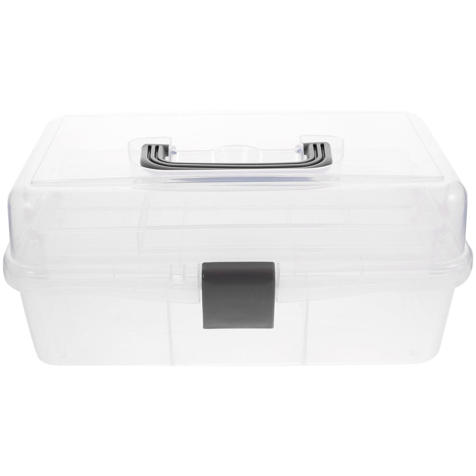 Threelayer Art Box Plastic Reusable Box Painting Tools Box Handheld