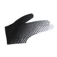 thumbnail image 2 of Guante de billar Universal elástico preciso control sensible antideslizante 3 dedos guantes para taco de billar, 2 of 12