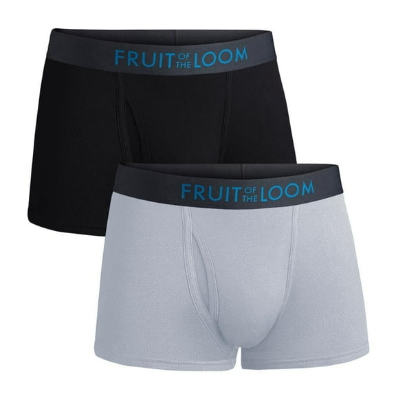 Bóxer Fruit Of The Loom para Hombre, Trunk Breathable Algodón 2 Piezas Multicolor Talla CH