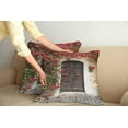 thumbnail image 2 of Ambesonne Moroccan Throw Pillow Cover 2 Pack, Old Door with Flowers, 24", Multicolor, 2 of 5