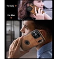 thumbnail image 5 of For Apple iPhone 18 Pro Max / iPhone 17 Pro Max Case, PU Premium Leather Slim Shockproof Cover, Brown, 5 of 6