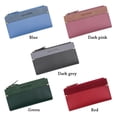 thumbnail image 3 of Business Money Bag Clutch Zipper Cellphone Bag Coin Purse Card Holder Long Wallet RED, 3 of 8