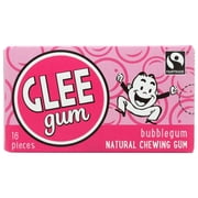 Glee Chewing Gum Bubblegum, 16 Pieces