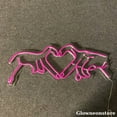 thumbnail image 3 of Glowneon Hand Heart Neon Sign, Hand Heart Led Light, Finger Heart Neon Signs, Love Heart Wall Art, 3 of 4