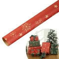 thumbnail image 2 of Jierger Christmas Wrapping Paper Roll 12 Traditional Holiday Designs (Santa Snowflakes Trees) Xmas Wrap for Crafts Stocking Stuffers Decor 70x50cm/27.56 x 19.68 Inch, 2 of 9